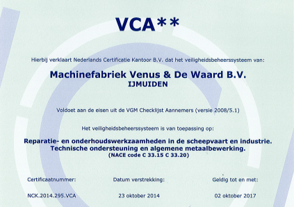 VCA 2 sterren voor Venus & De waard